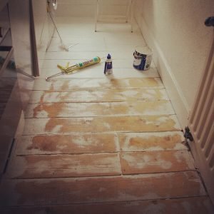 Painting Hardwood Floors